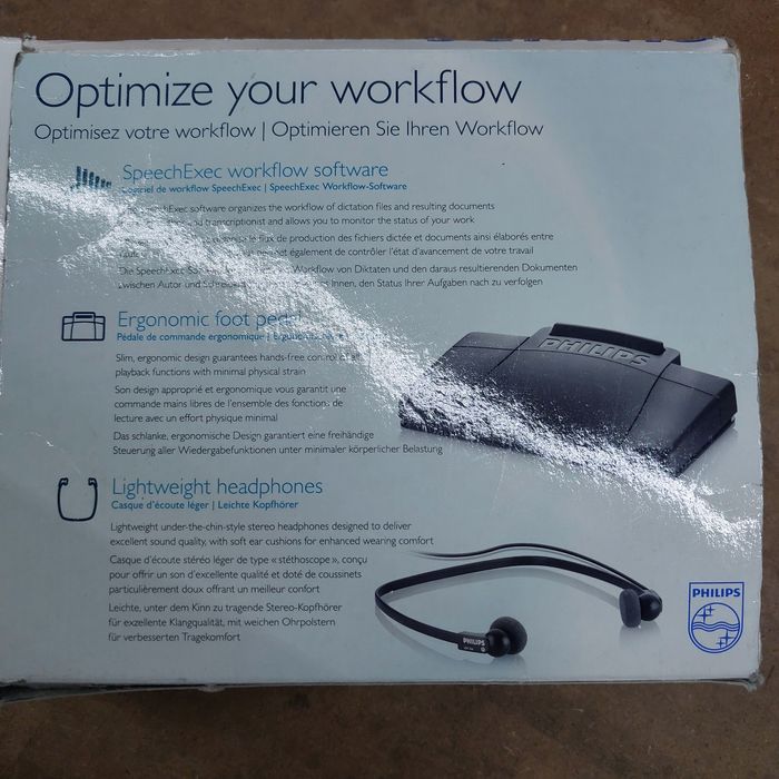 Urządzenie Pedał do Transkrypcji Philips