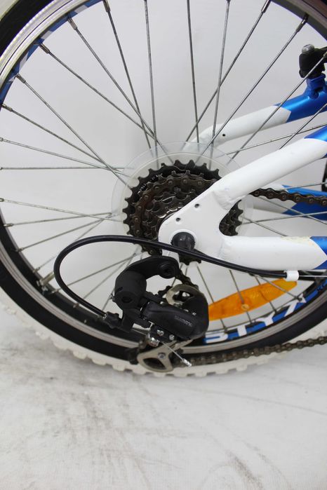 Piękny ALU Rower Dziecięcy "BULLS" Koła 20" 18 biegów