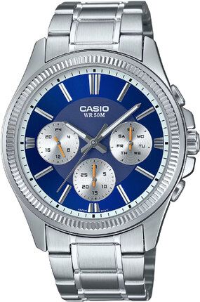 Мужские часы Casio MTP-1375D-2A1! Оригинал! Фирменная гарантия 2 года!