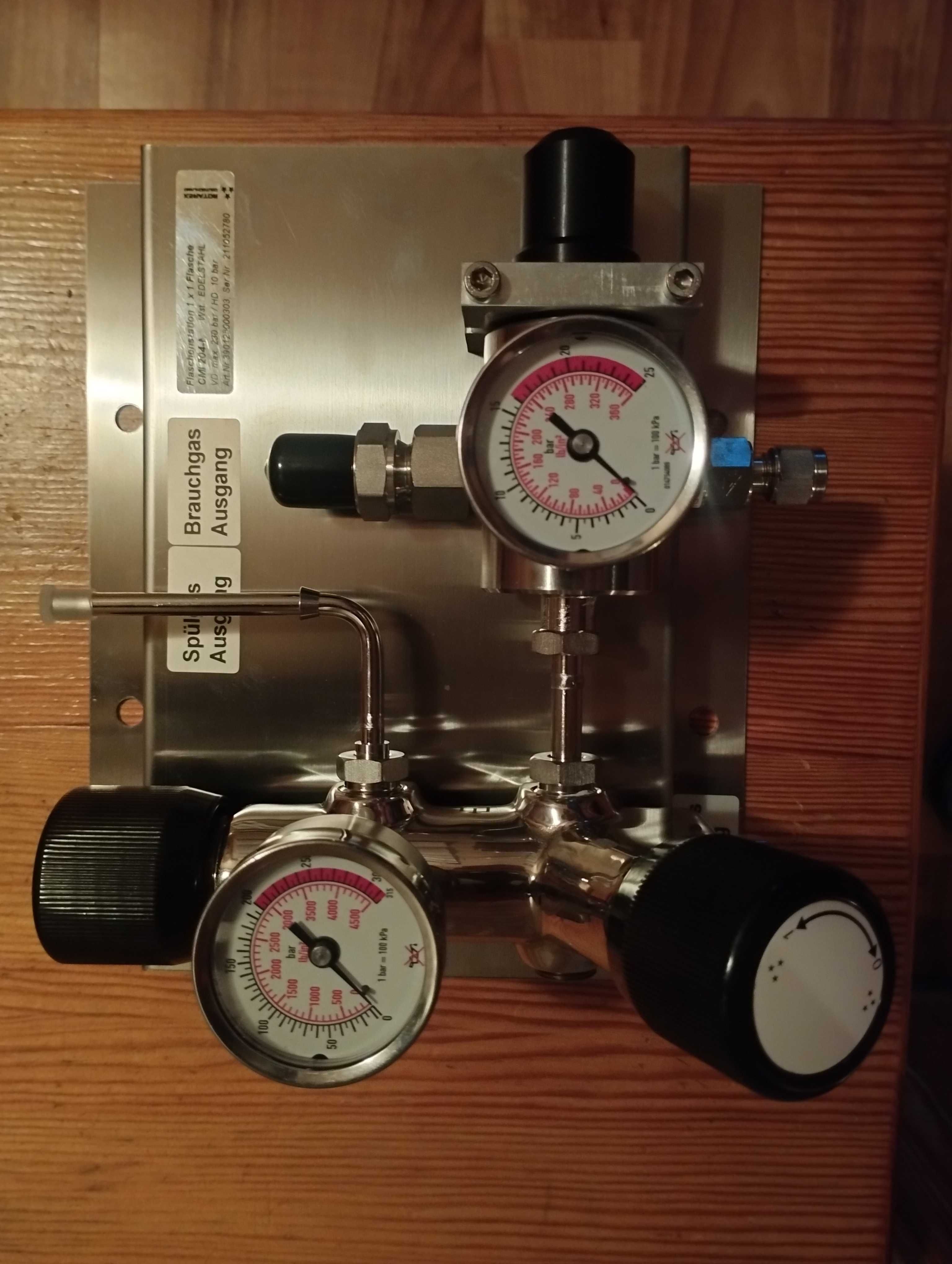 Precyzyiny reduktor argonu lub CO2  Modul CM204-N .Nowy