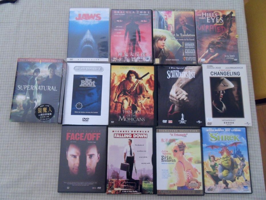 Diversos filmes em DVD- Já só tenho os da lista escrita