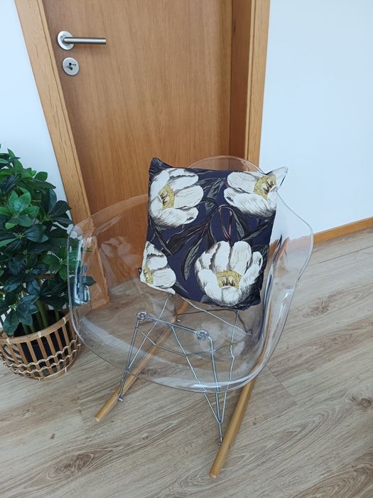 Cadeira baloiço com pés Madeira