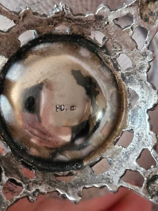 zabytkowy zestaw ze srebra,patera cukiernica łyżeczka,zestaw,próba 800