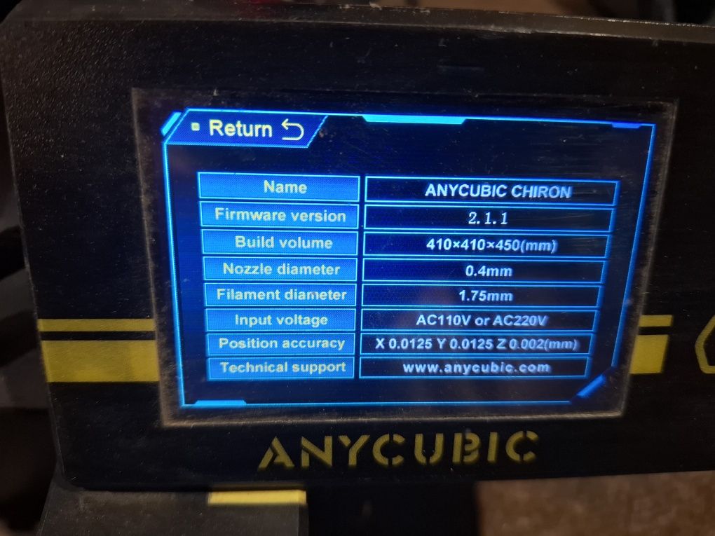 Anicubic Chiron Великий 3д принтер