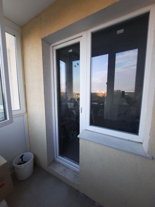 панорамный балконный блок из новостроя