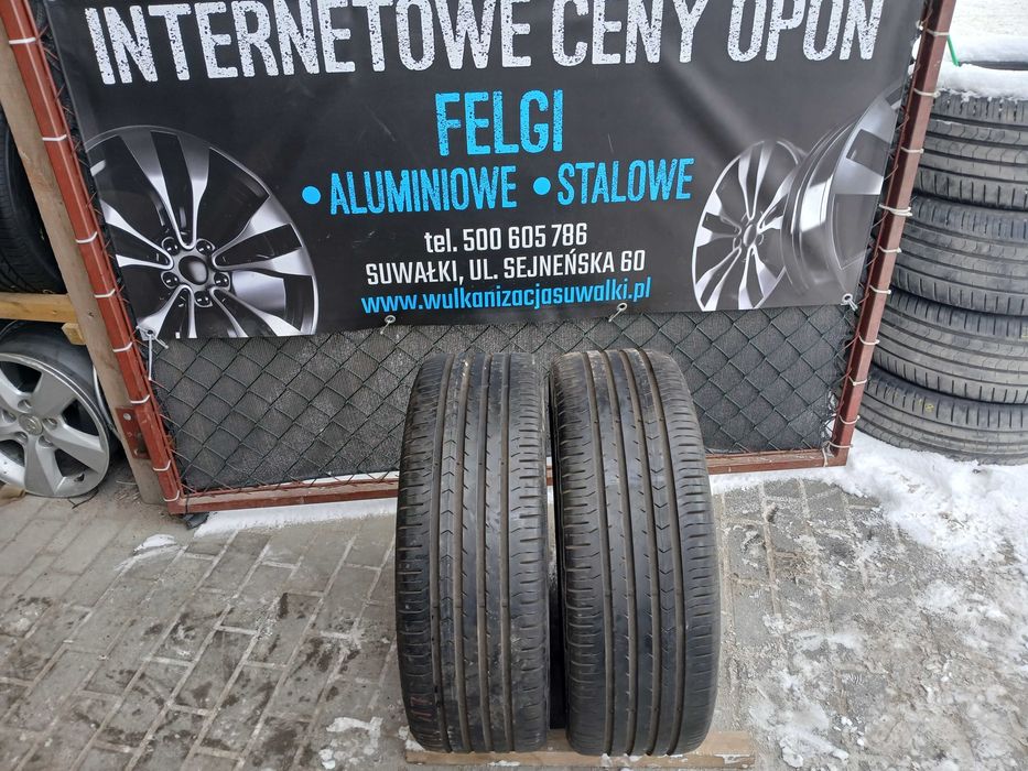 2x używane opony letnie 225/60 R17 Continental Montaż GWARANCJA