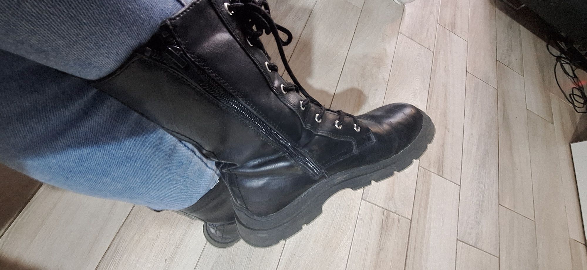 Buty damskie glany