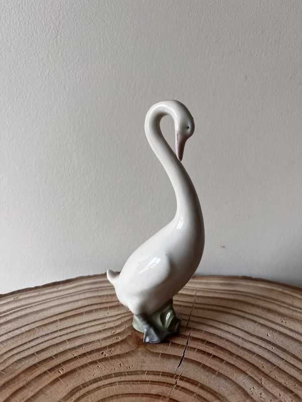 Gęś vintage 12 cm porcelana