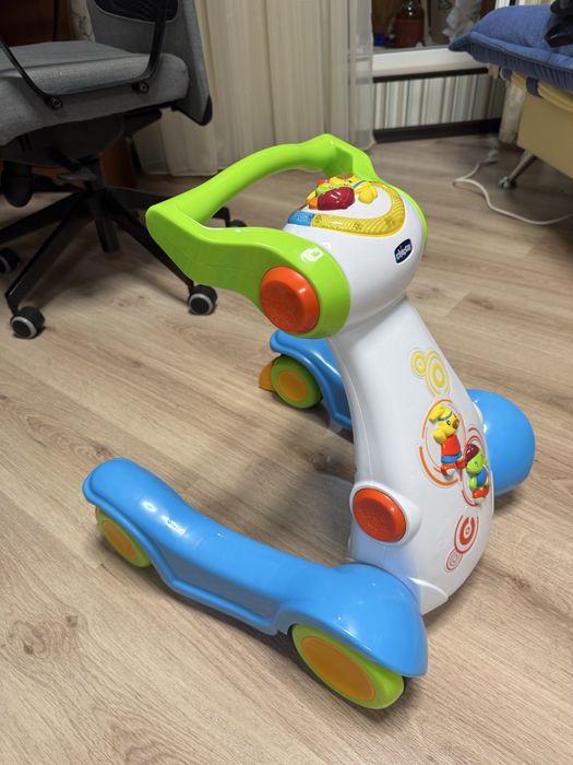 Продам ходунки-каталку Chicco Ergo Gym (9m+) — стан ідеальний!