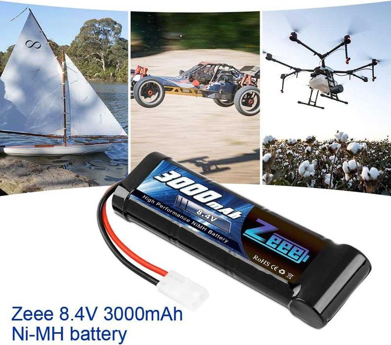 Zeee 8,4 V 3000 mAh RC Battery High Power NiMH