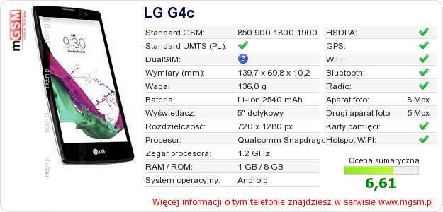 LG G4c LTE - H525n