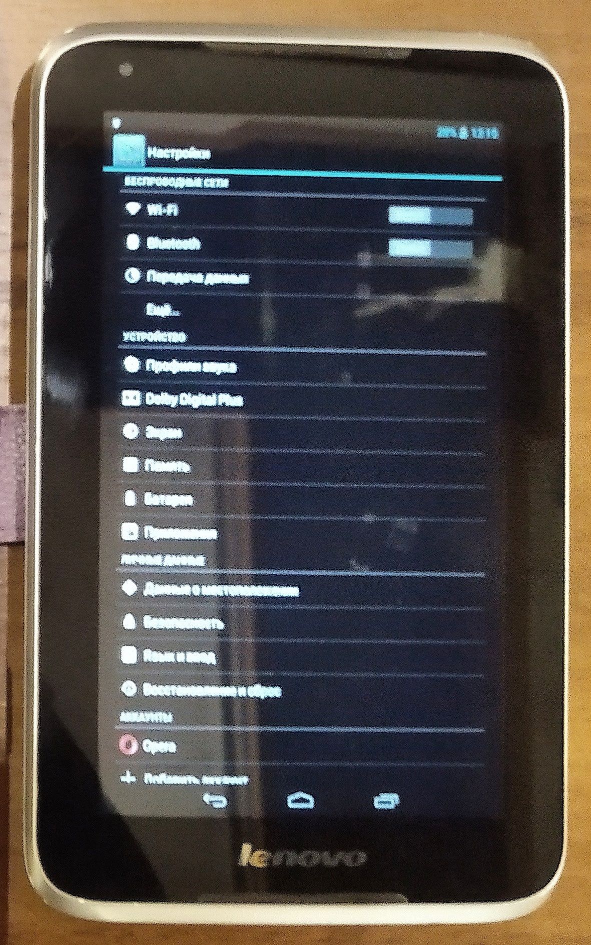 Планшет Lenovo ideaTab A1000-F Android 4.1.2 + Зарядний пристрій