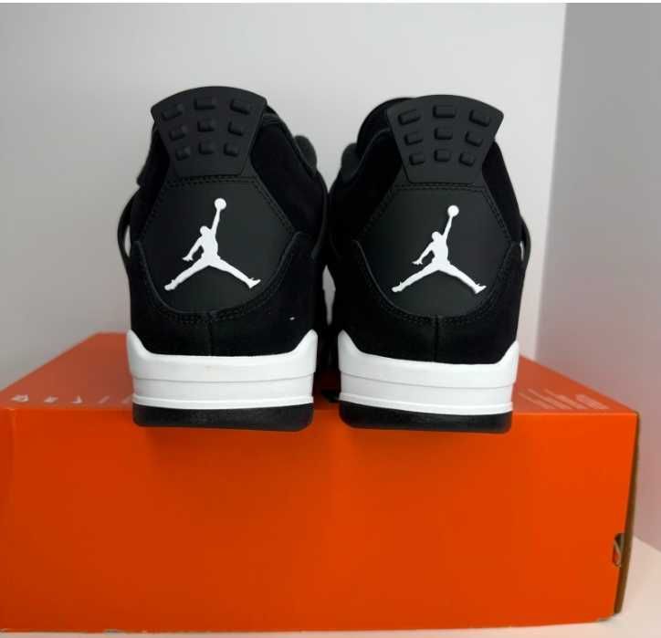 nowy Jordan 4 Retro White Thunder Moda rozmiar.42