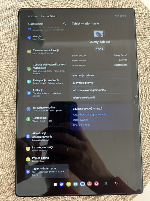 Tablet Samsung Galaxy Tab A8