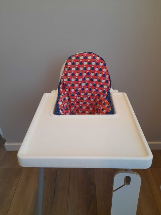 Krzesełko do karmienia antilop ikea z podnóżkiem i poduszką