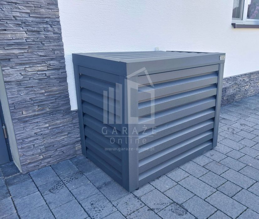 Osłona Klimatyzatora - Pompy Ciepła 60X40X90 Cm Antracyt Id451