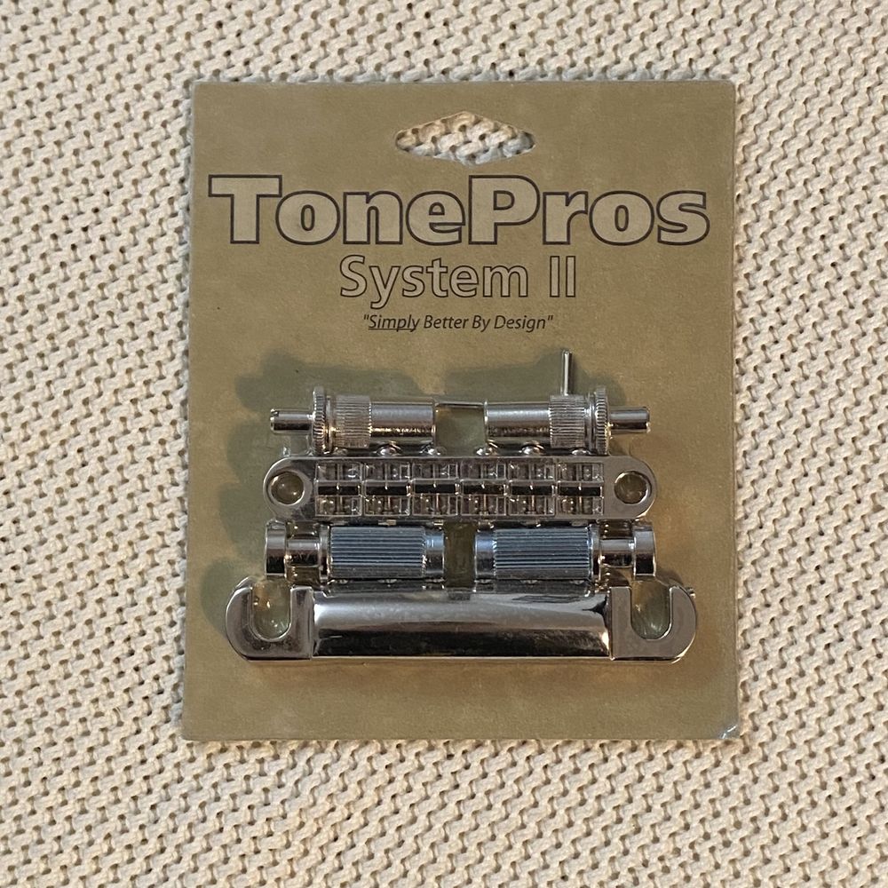 TonePros LPM02-N - Bridge and Tailpiece Set nikel