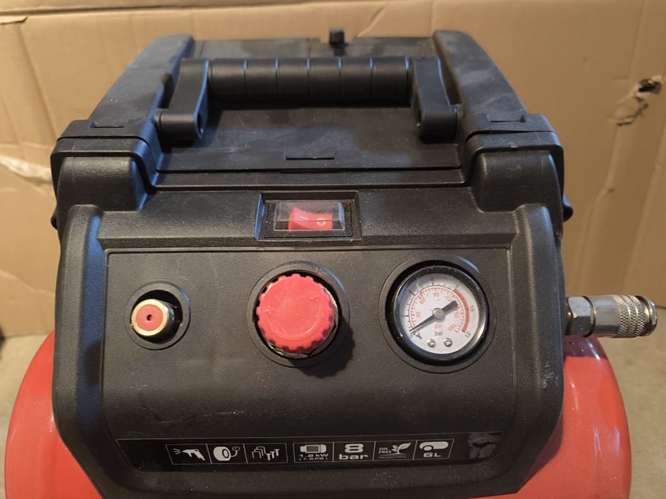 Einhell kompresor bezolejowy zbiornik 6l