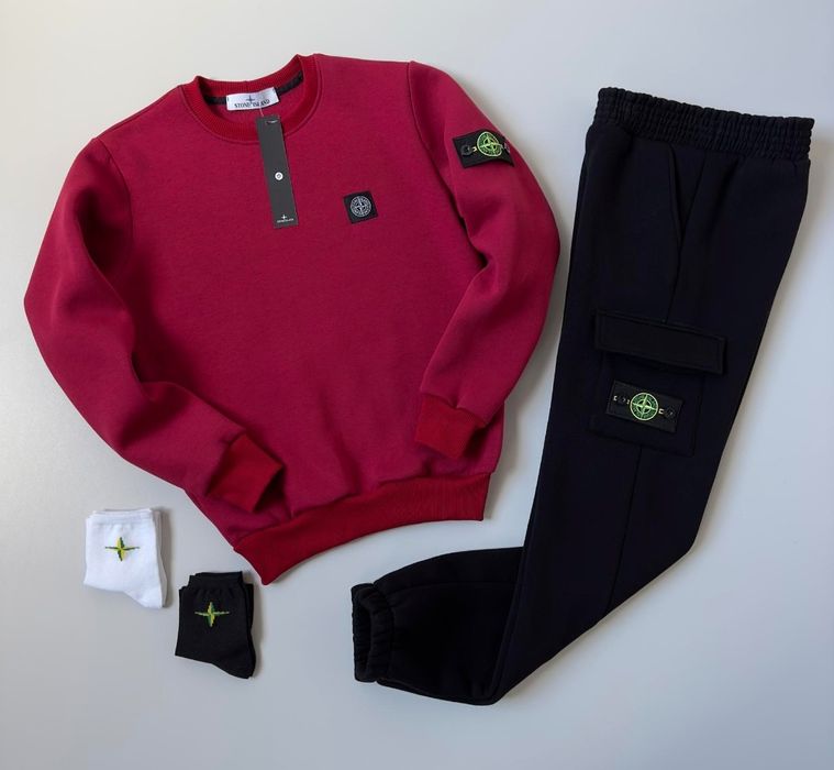 Теплий чоловічий спортивний трьохнитка