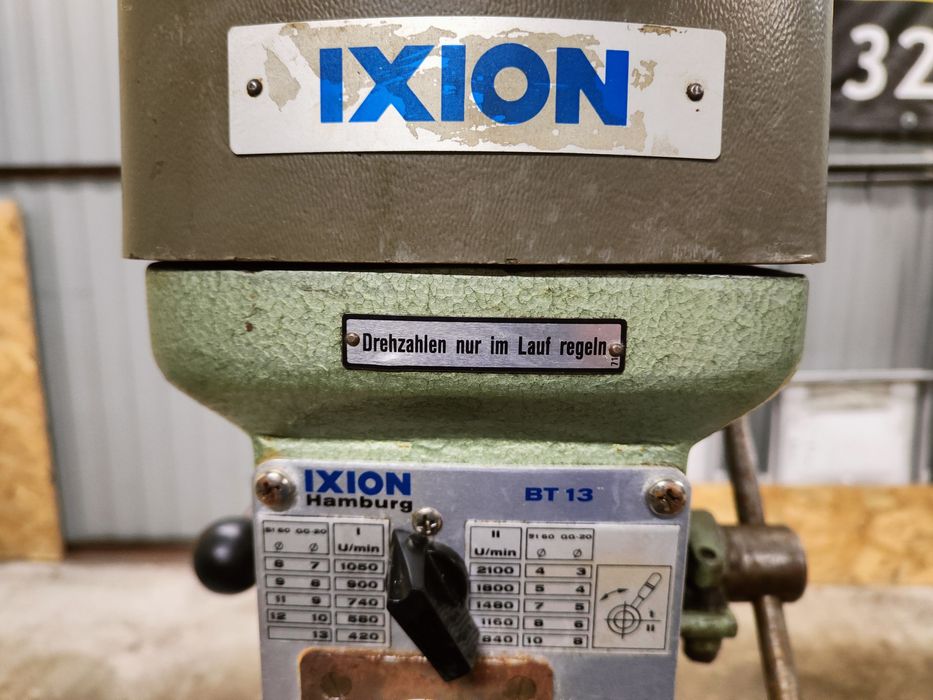 Wiertarka stołowa Ixion BT 13 przekładnia bezstopniowa