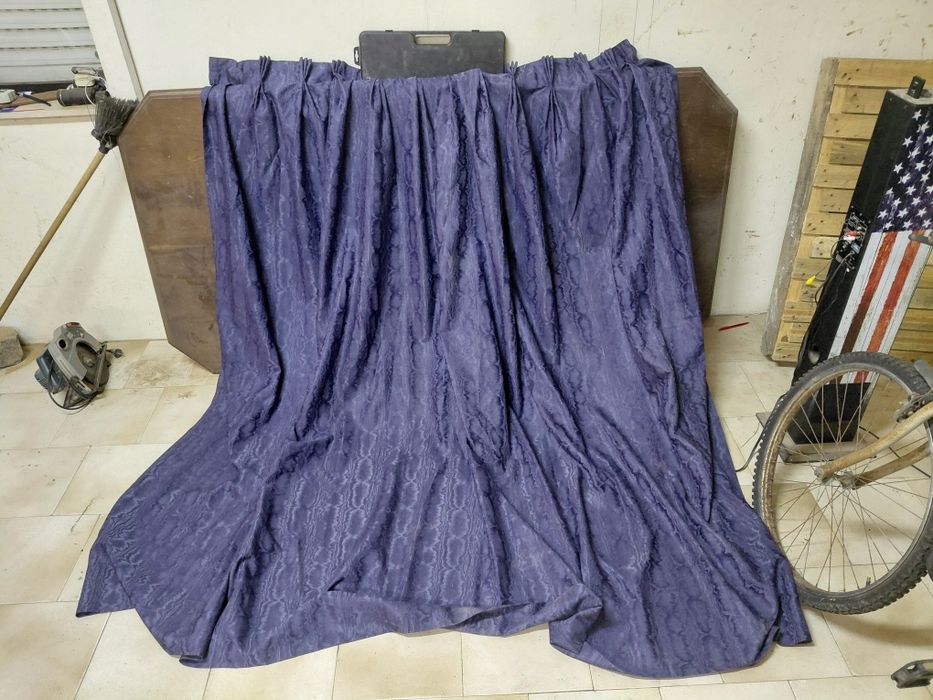 VENDO... Conjunto de 6 cortinas antigas de sala de estar