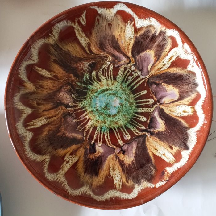 Кувшин  глечик  тарелка чайник майолика керамика ссср