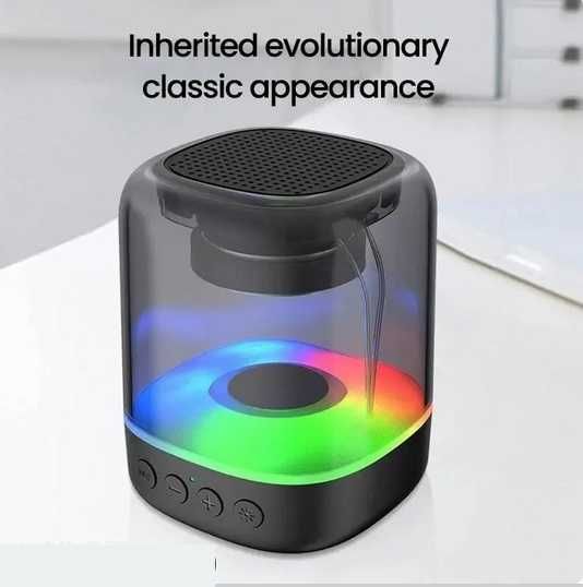 Głośniki Bluetooth 5.0 RGB LED Light HD Sound przenośny bezprzewodowy