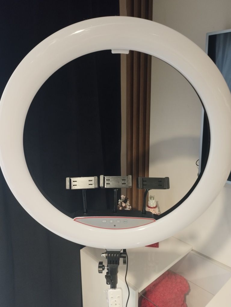 Lampa LED pierścieniowa plus pilot średnica 56 cm Okazja
