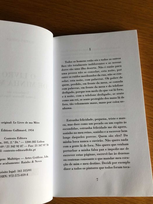 O livro da Minha Mãe    ALBERT COHEN