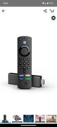 Смарт ТВ приставка Amazon Fire TV Stick 4K 1st gen + remote 3rd gen