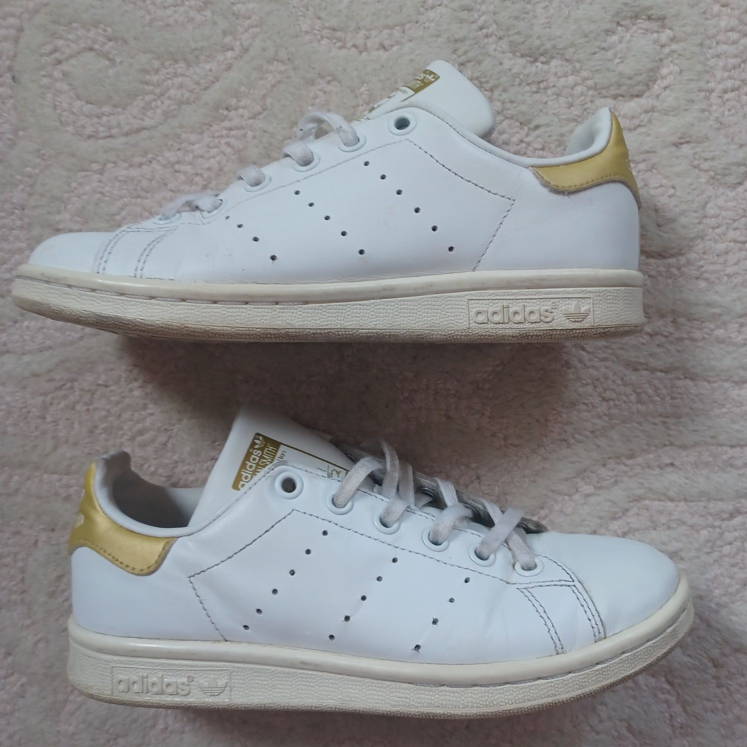 Buty Adidas Stan SMITH Ortholite skórzane 35,5/22 cm