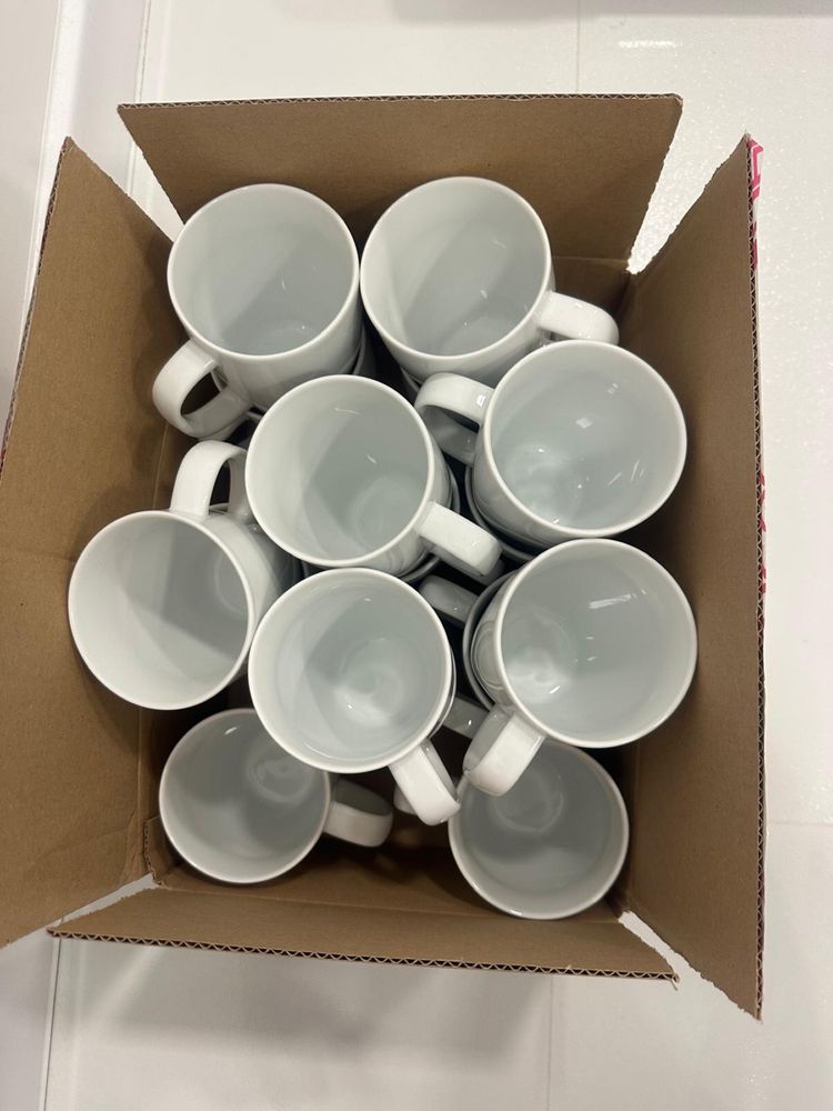 Kubki ikea 14 szt biale do mikrofalowki i zmywarki