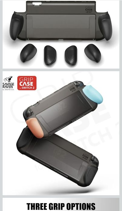 Capa stand grip switch 2 savage Raven skull and co