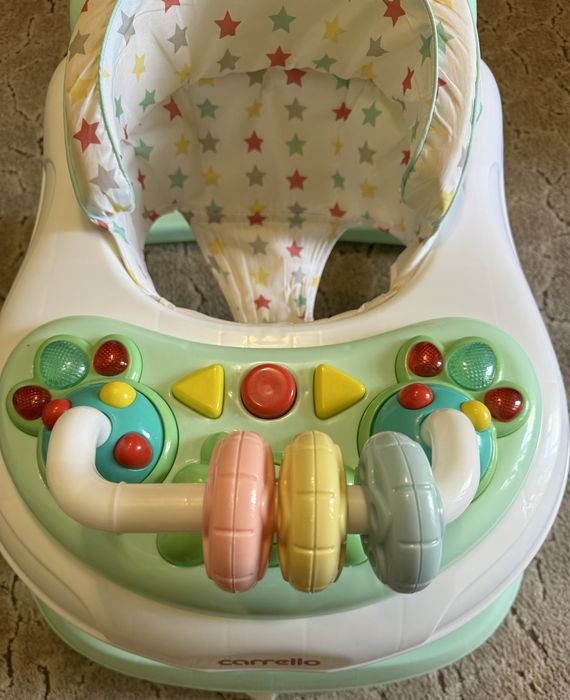 Дитячі ходунки 3 в 1: ходунки, качеля та каталка