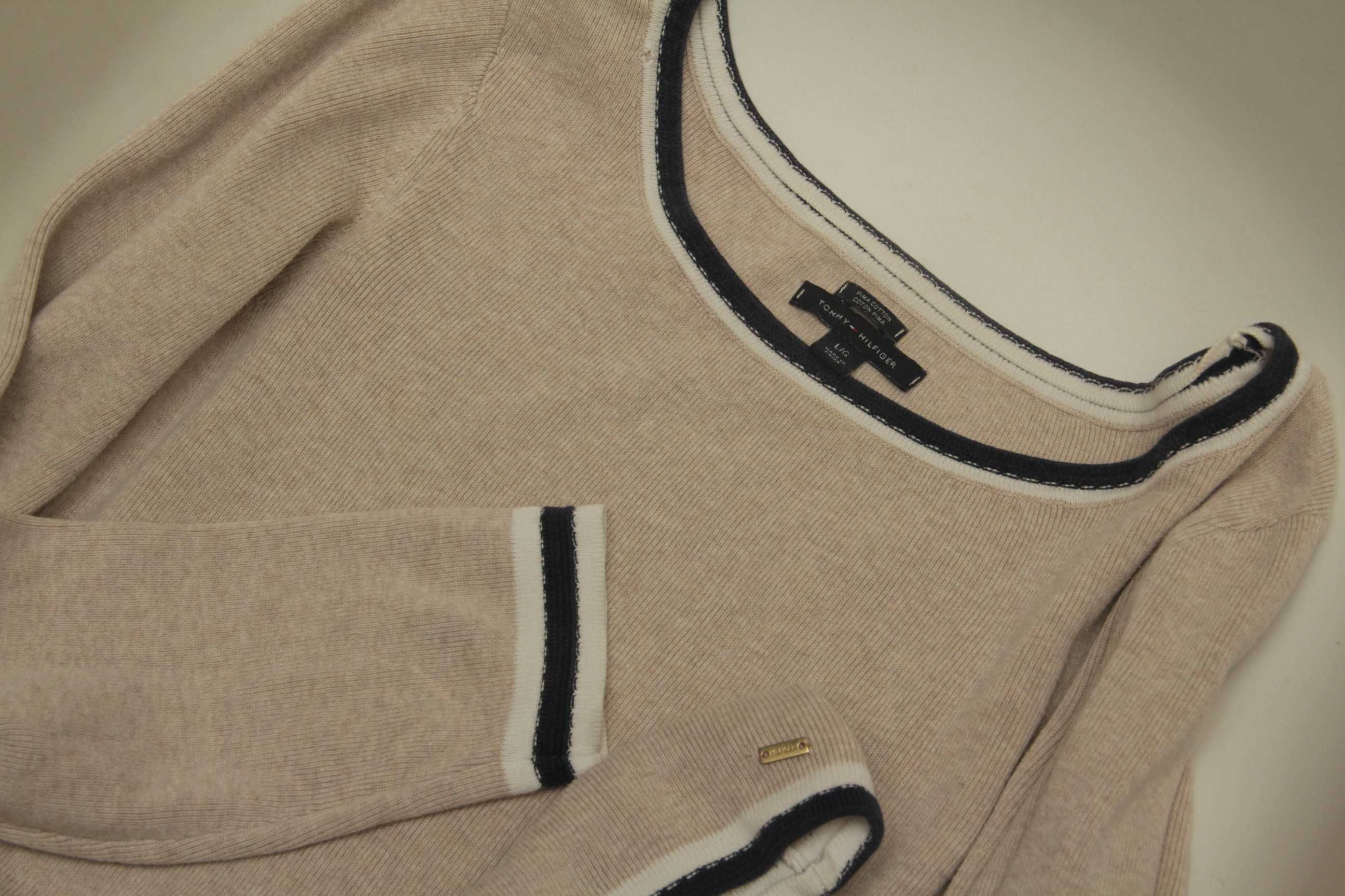 Tommy Hilfiger рр L кофта из длинноволоконного хлопка