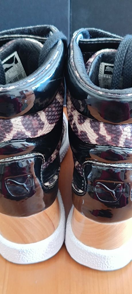 Puma MY-77 Leopard-Print High-Top