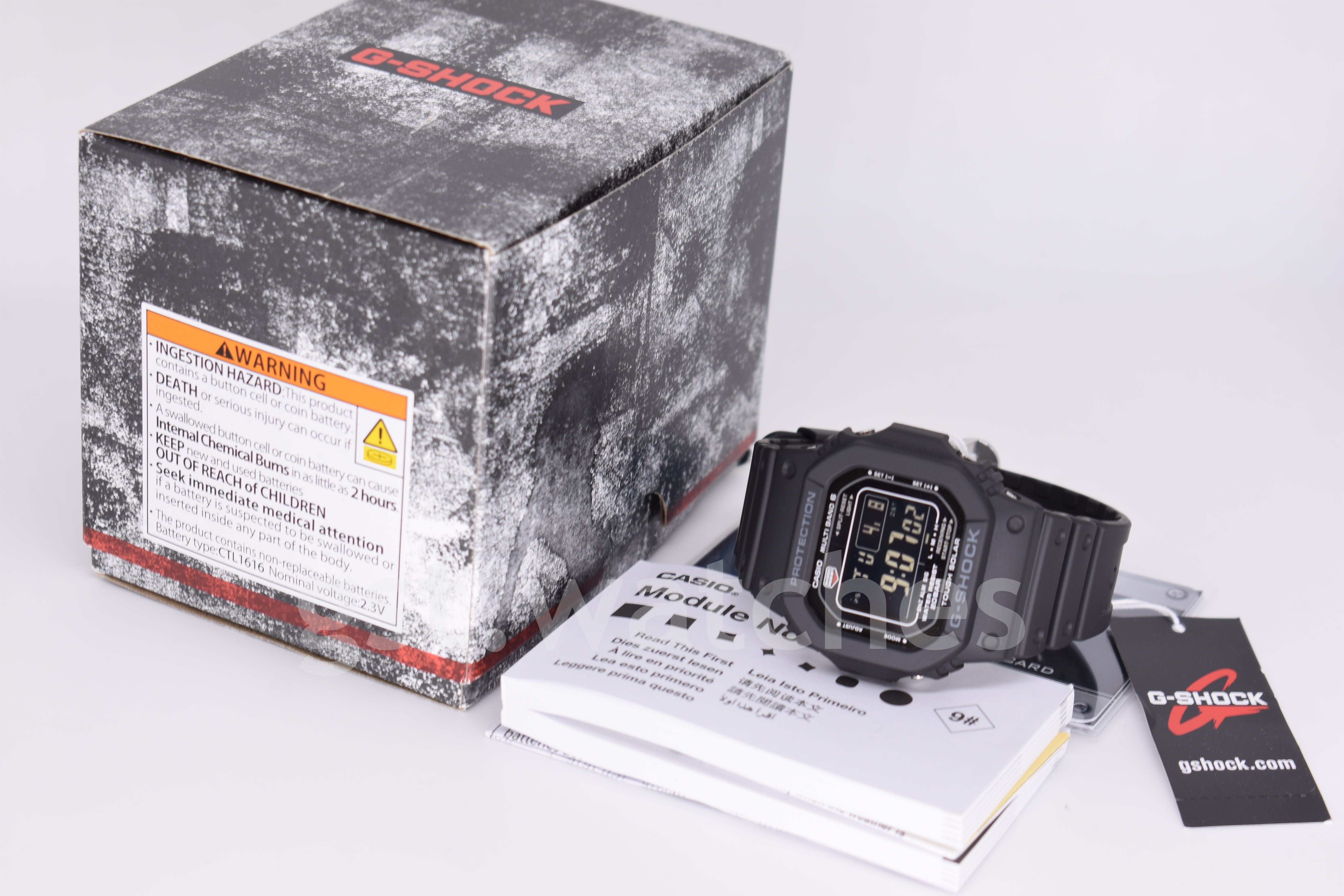 Casio G-Shock GW-M5610U-1B NEW ORIGINAL | Multiband 6 | Tough Solar