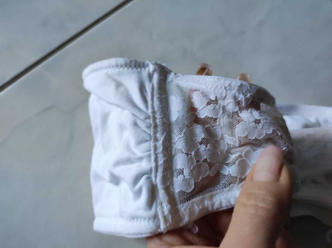 Biustonosz Opaska Bez Ramiączek top Bandeau Stanik  przepaska koronka