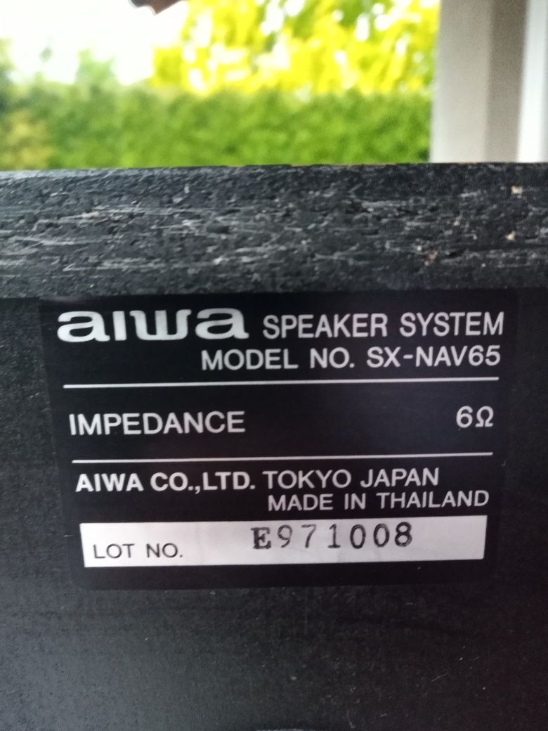 AIWA Kolumna drewniana SX- NAV65 stan bdb!