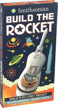 Książka o kosmosie kosmos rakieta do zbudowania unikat English Book