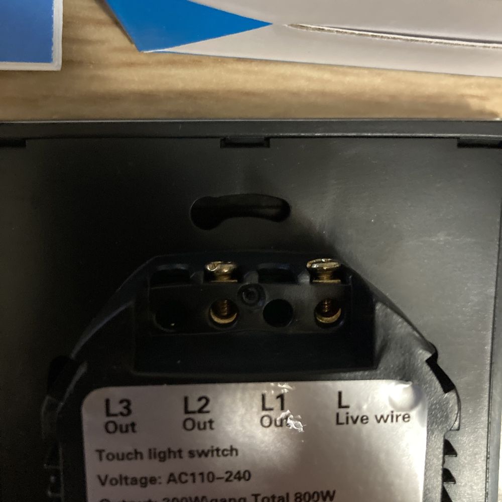 Interruptor táctil touch light switch Bonda - Novo