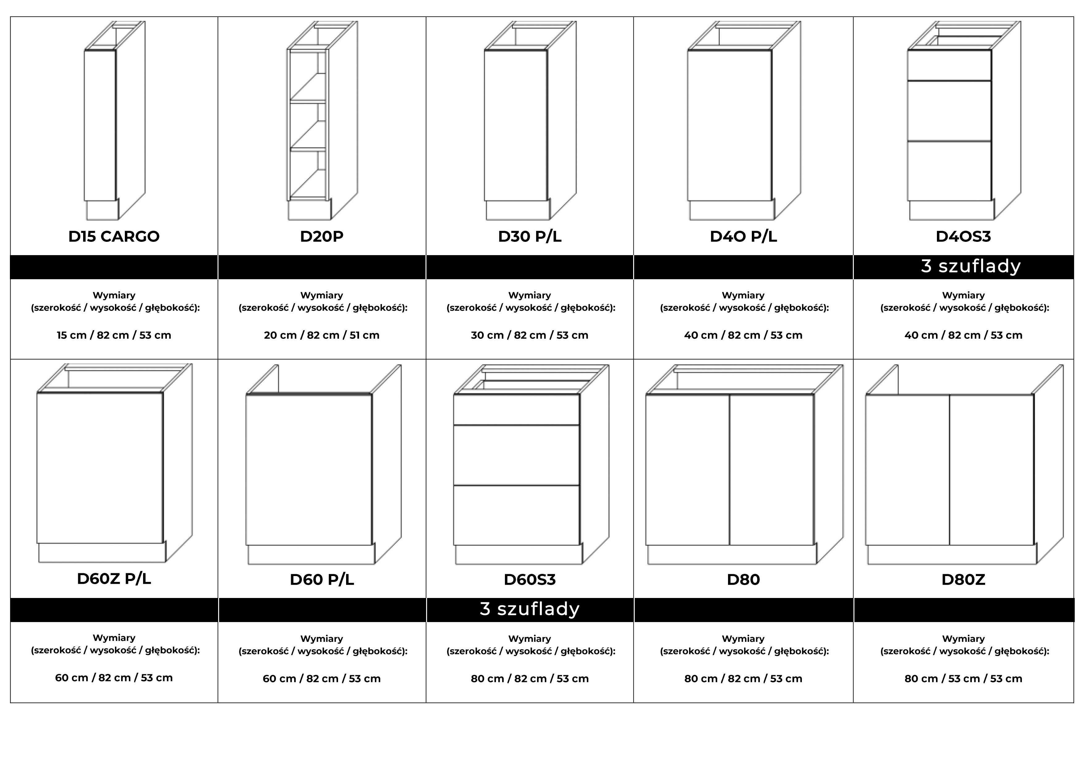 Lakier połysk/Mat paleta RAL, ZMONTOWANE na wymiar, projekt Gartis