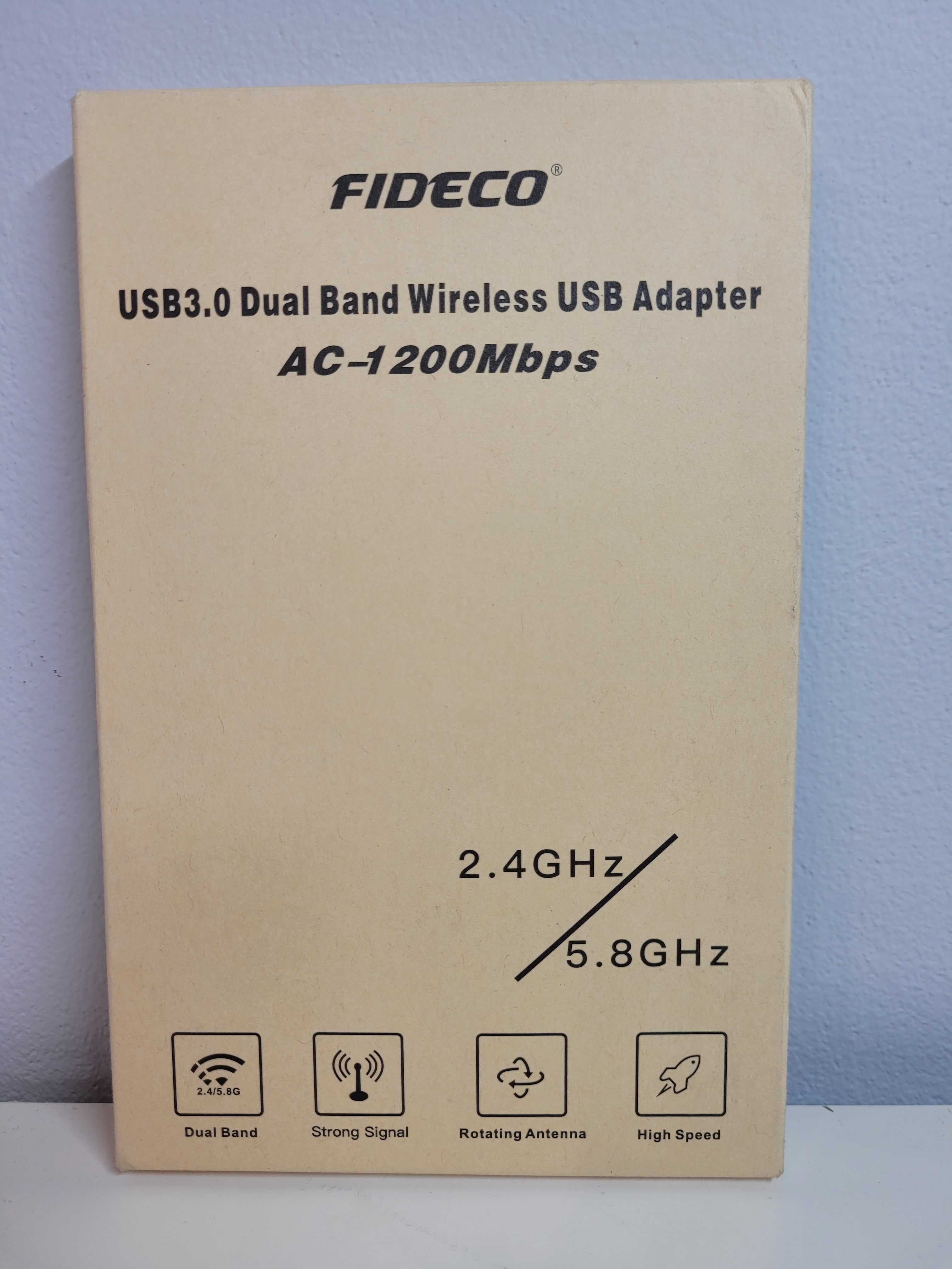 FIDECO Adapter Wi-Fi – AC1200 Dual Band MBPS USB3.0