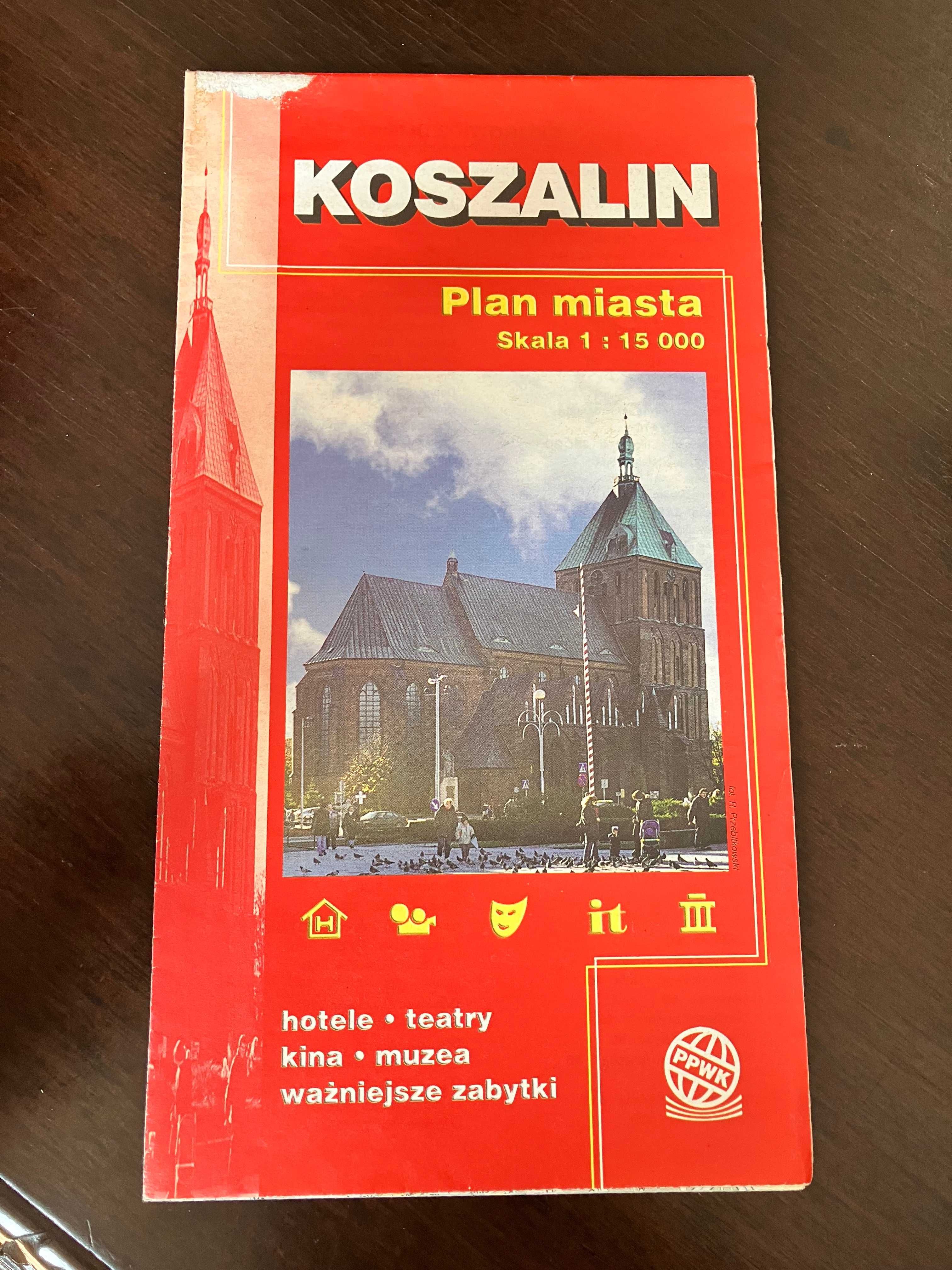 Koszalin plan miasta skala 1:15000 PPWK