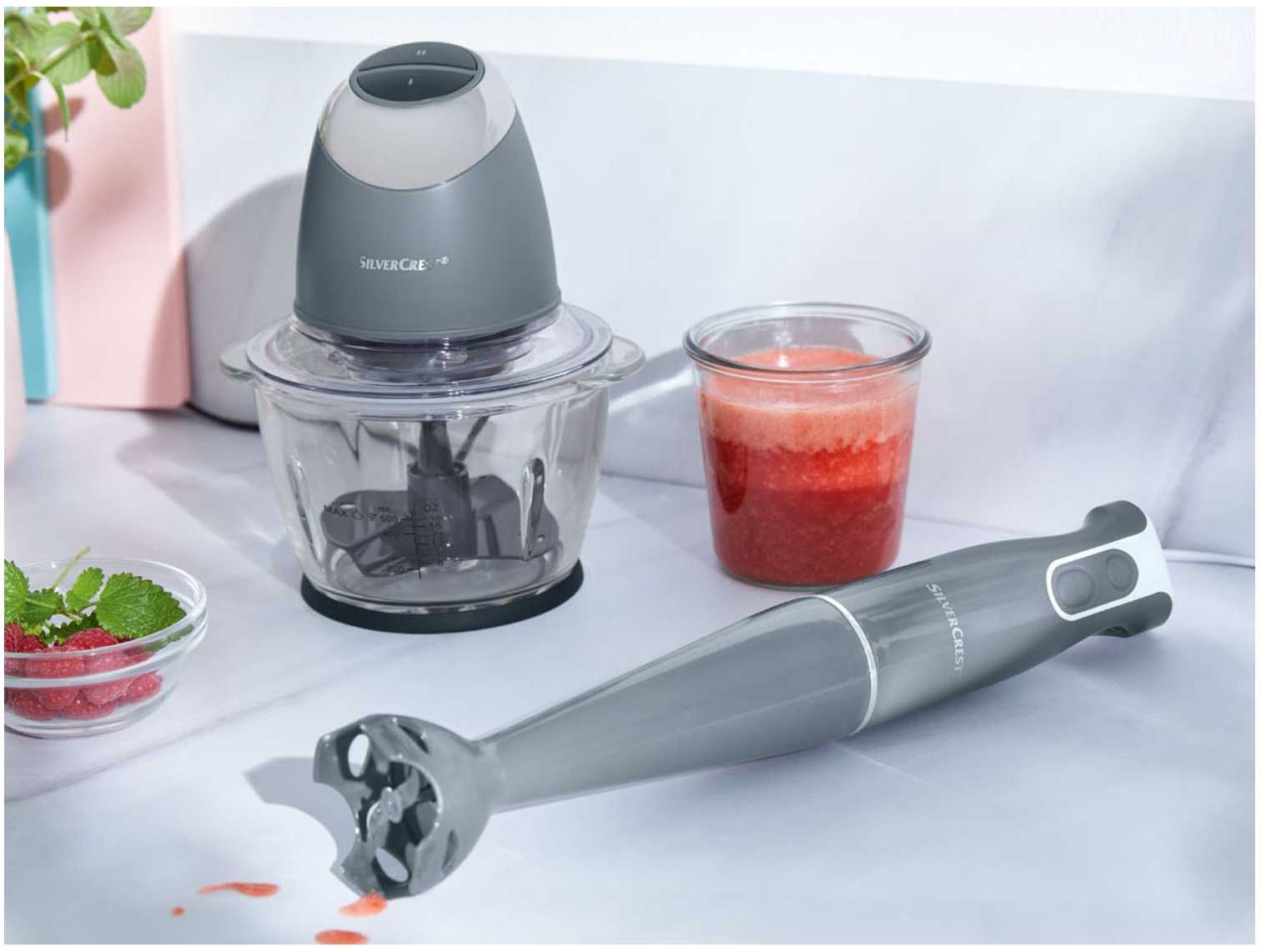 Blender ręczny SilverCrest SSM 350 A1 350 W szary