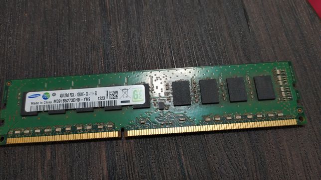 Оперативная память Samsung 4GB DDR3 2Rx8 PC3L-10600E(