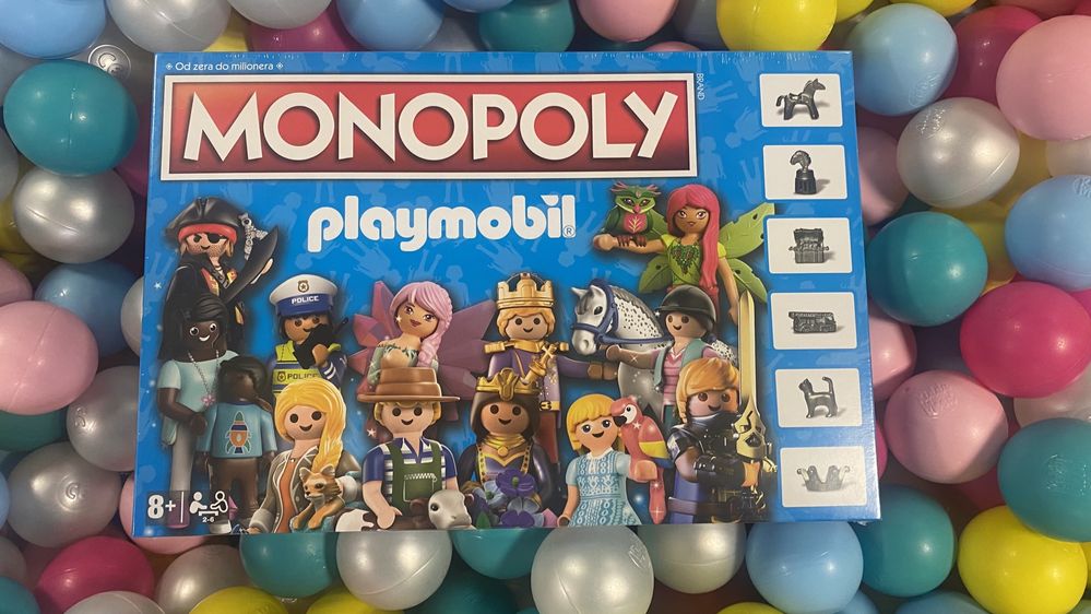 Monopoly playmobil gra planszowa classic standad klocki figurki