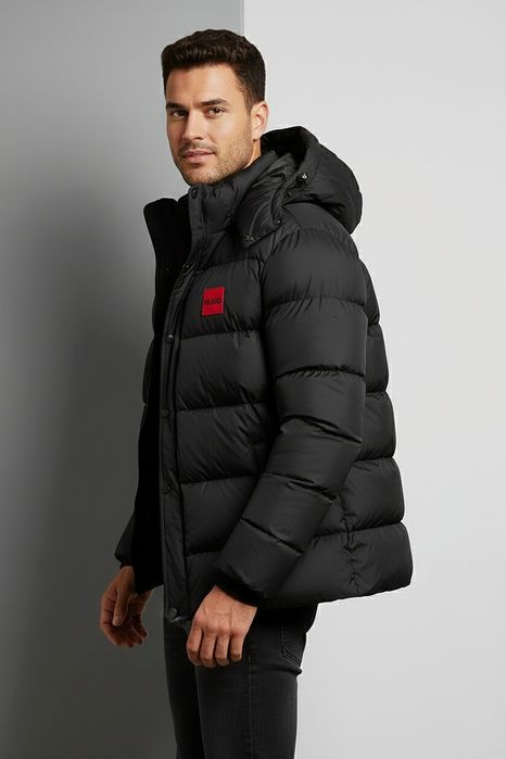 Тепла зимова куртка Hugo чоловіча. Пуховик/курточка. Захист до –20°