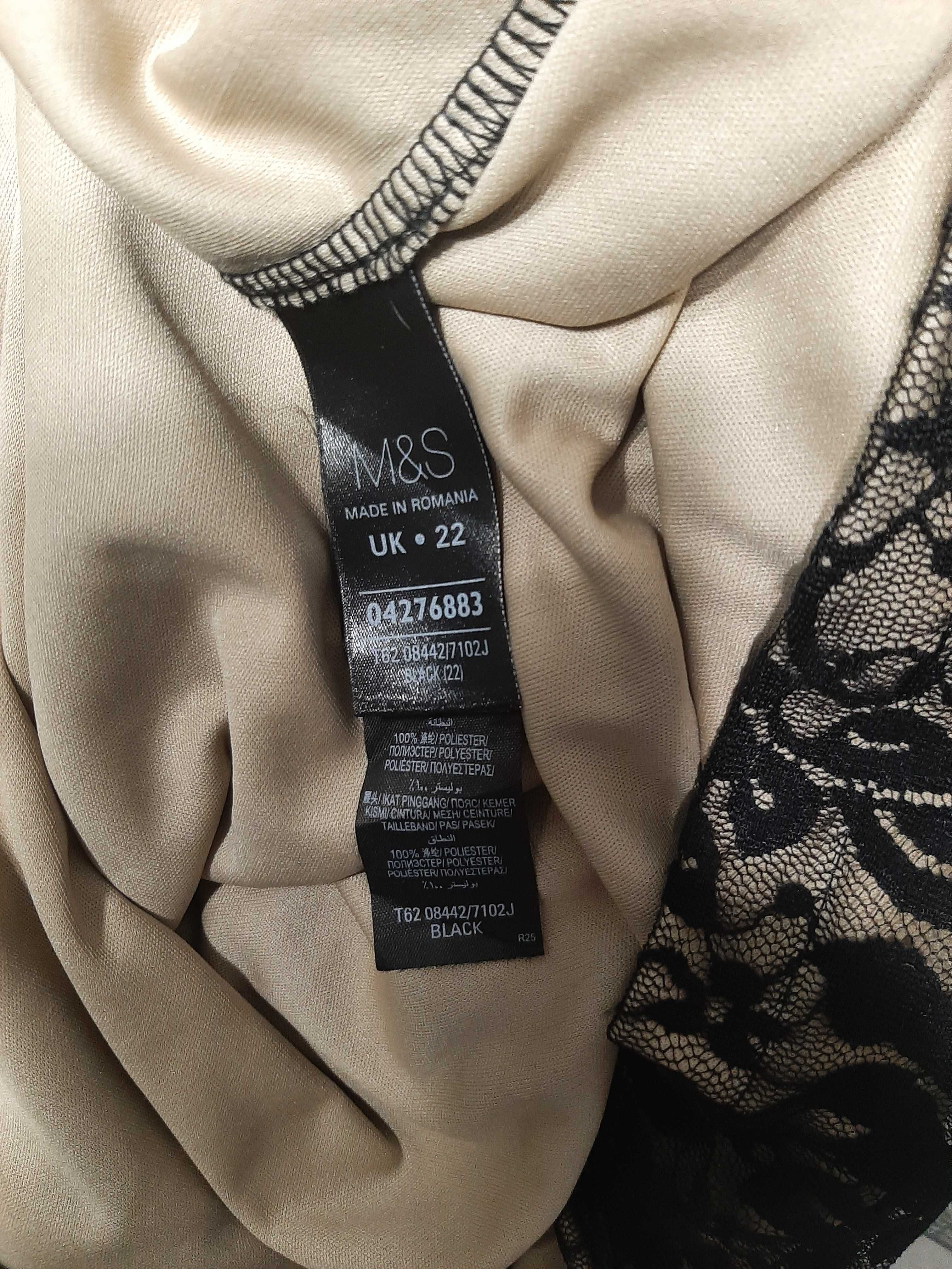 Suknia elegancka koronkowa M&S z serii Per Una, rozmiar 48/50