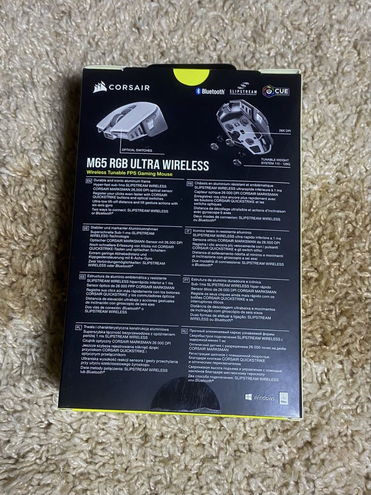 Ігрова мишка Corsair M65 Ultra Wireless